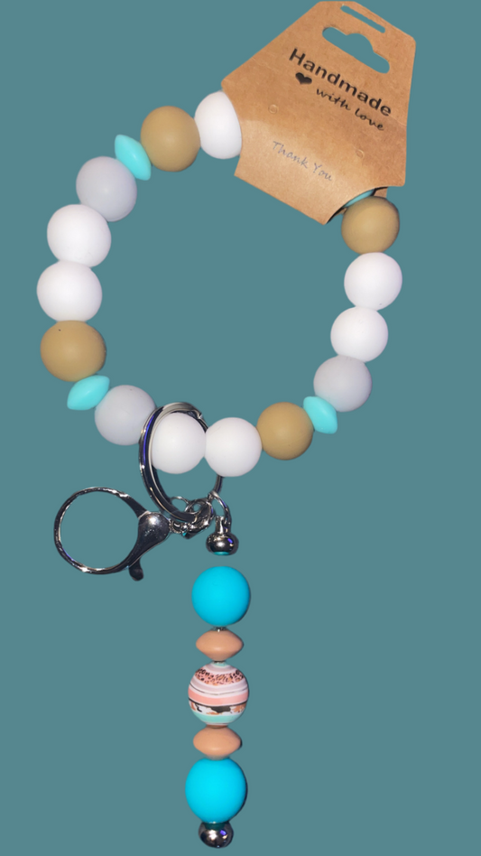 “Dunes” wristlet keychain